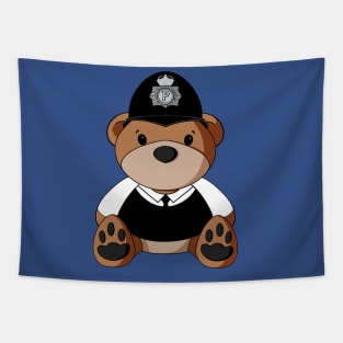 British Bobby Teddy Bear Tapestry