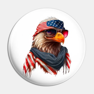 Cool American Eagle #2 Pin