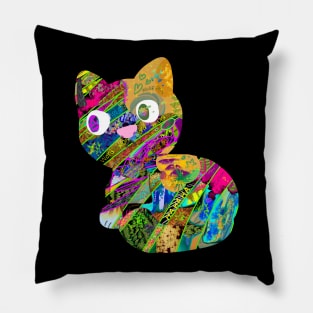 Chaos cat Pillow