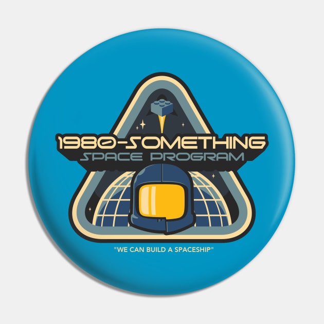 1980-Something Space Program Pin by chocopants