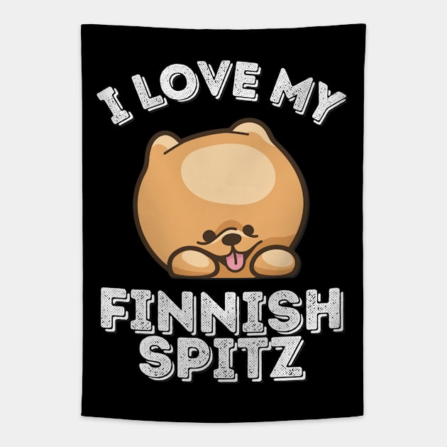 Finnish Spitz Life is better with my dogs Dogs I love all the dogs Tapestry by BoogieCreates