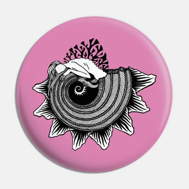 Shell girl Pin by KitSweet