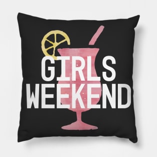 Girls Weekend | Cocktails | Girls Trip Pillow
