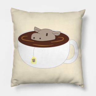 Hippo Tea Pillow