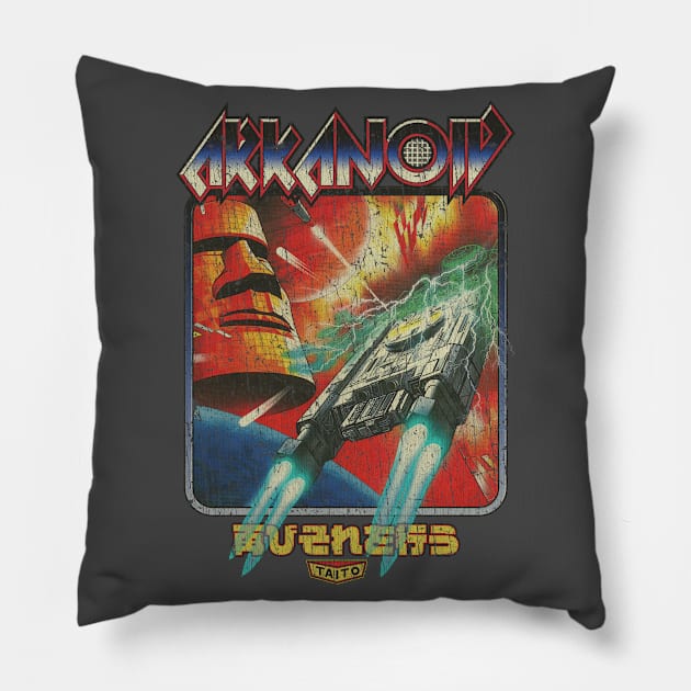 Arkanoid Doh It Again 1997 Pillow by JCD666