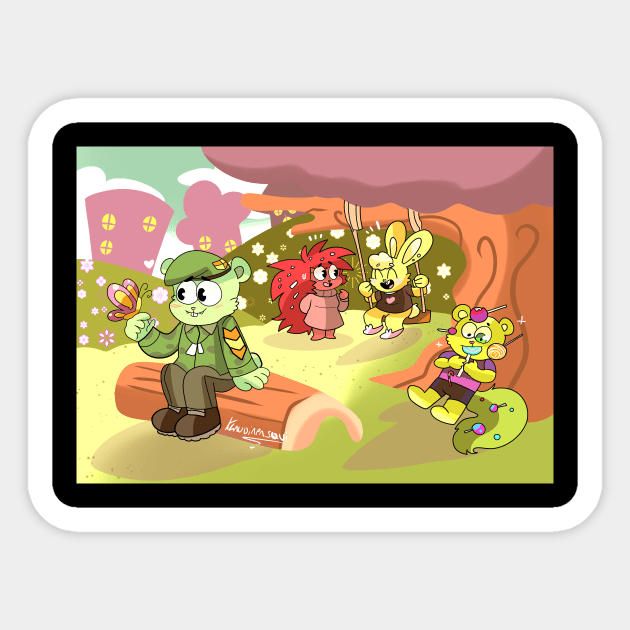 Happy Tree Friends Stickers