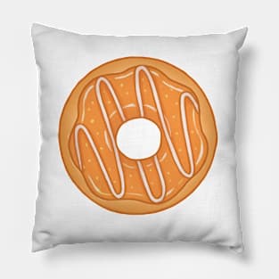 Orange Donut Pillow