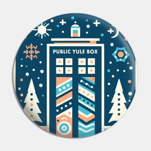 Whovian Christmas Jumper Pin