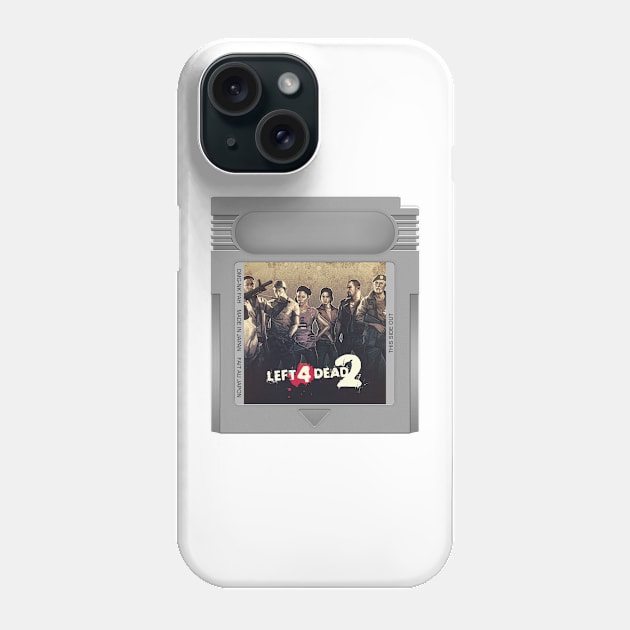 Left 4 Dead 2 Game Cartridge Phone Case by PopCarts