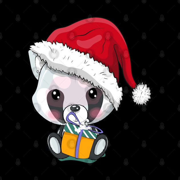 Panda santa by M_Mary