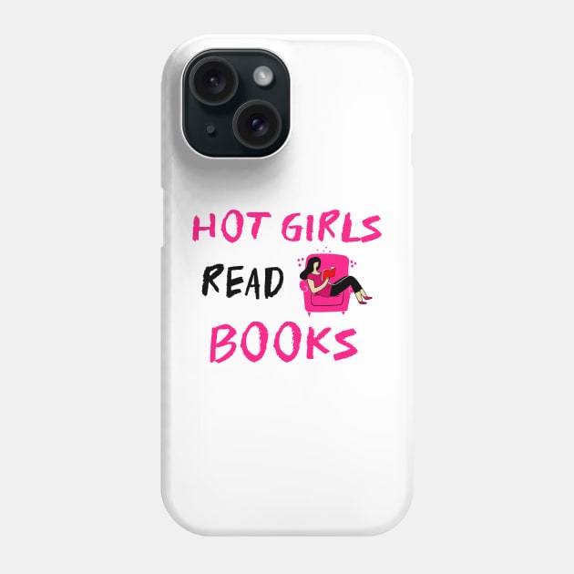 HOT Girls Read Books Reading Lover Pink Phone Case by SartorisArt1