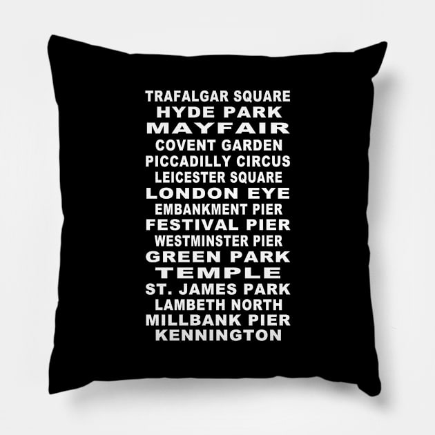 London Bus Roll Pillow by headrubble