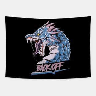 Back Off Dragon Tapestry