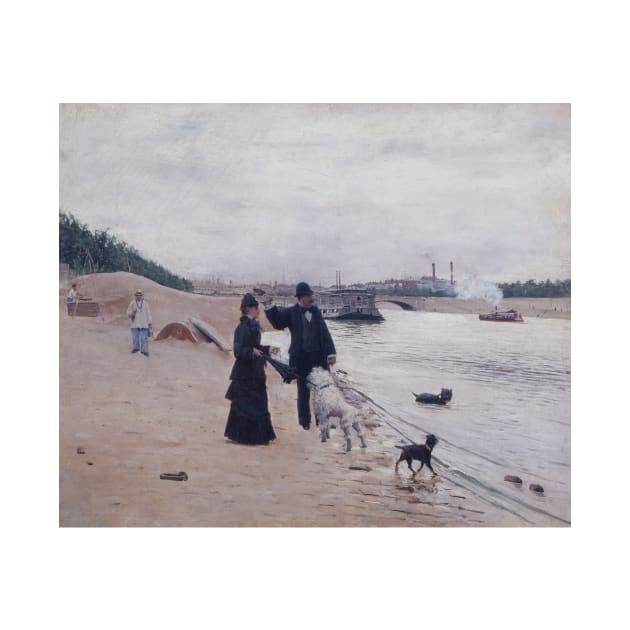 The Banks of the Seine by Jean Beraud by Classic Art Stall