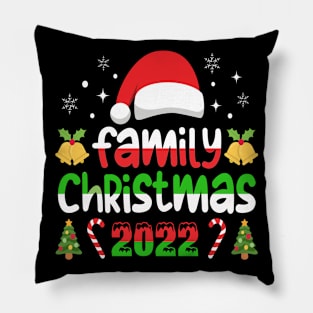 Family Christmas 2022 Matching Squad Pillow