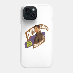 Dungeons & Dragons: Honor Among Thieves Chris Pine as Edgin fan works graphic design by ironpaette Phone Case