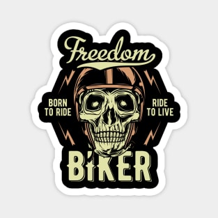 Freedom Biker Magnet