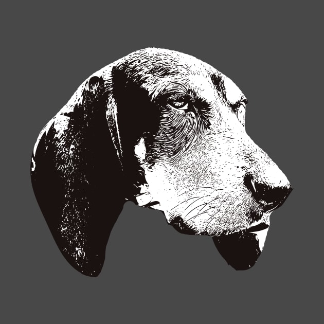 Blue Tick Coonhound - Coonhound Christmas Gifts by DoggyStyles