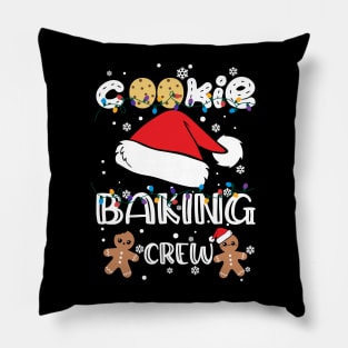 Christmas Lights Christmas Cookie Baking Crew Pillow