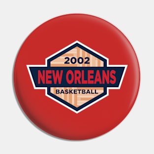 New Orleans Pelicans Basketball Pin