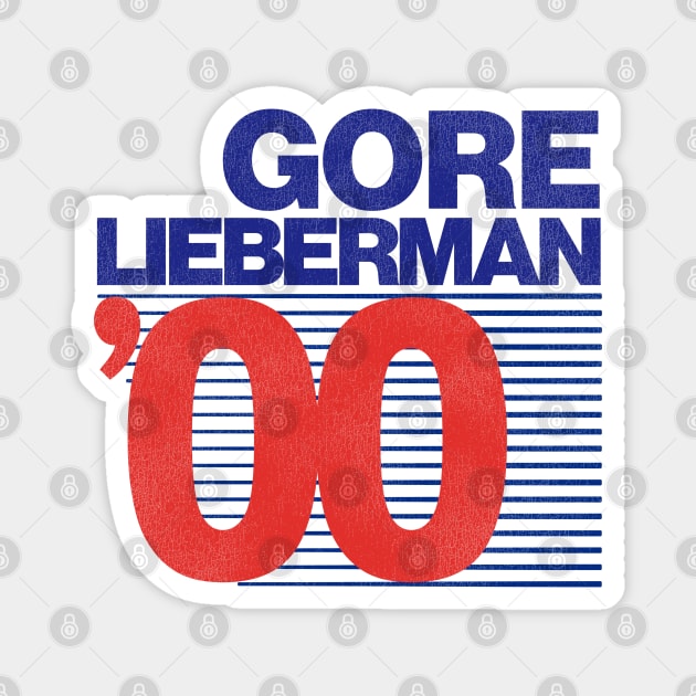 GORE LIEBERMAN '00 Magnet by darklordpug