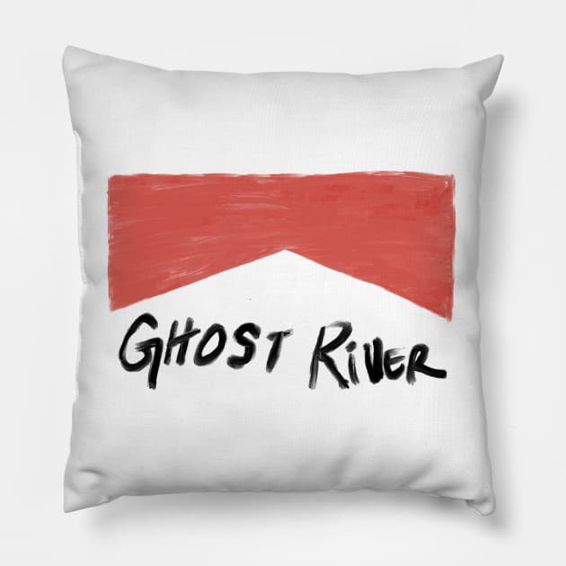 Ghost River ad Pillow by PurgatoryArchaeologicalSurvey