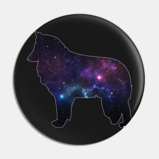 Galaxy Belgian Tervuren Silhouette Pin