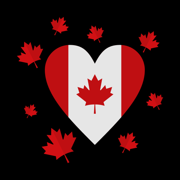 Canada love flag by Cupidostore