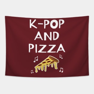 K-Pop And Pizza Tapestry