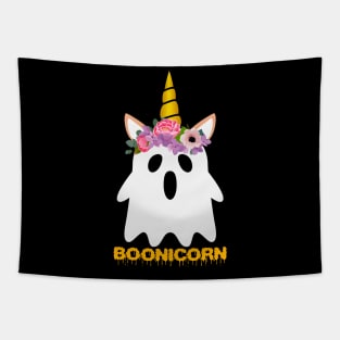 Funny I'm A Boonicorn Ghost Unicorn Halloween Tapestry