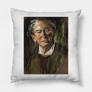 Alternative Sherlock Holmes portrait Pillow