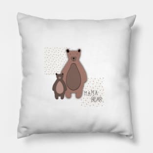 Mama Bear t-shirt Pillow