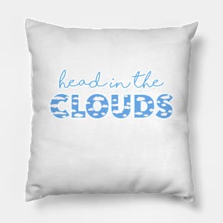 head in the clouds Pillow