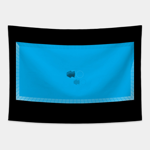 Zima Blue Robots Tapestry Teepublic