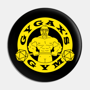 Gygax's Gym Gold Pin