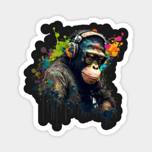 DJ Chimpanzee Magnet