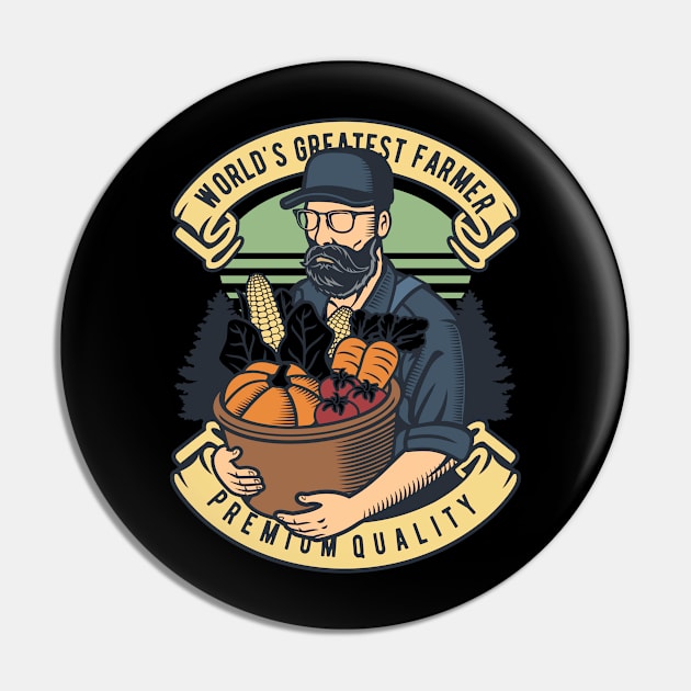 World Greatest Farmer Pin by p308nx