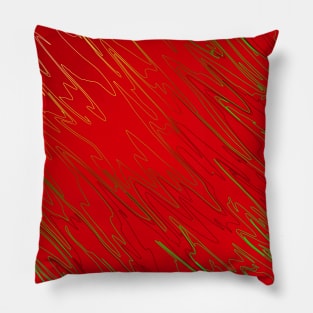 Marbled Red Pillow