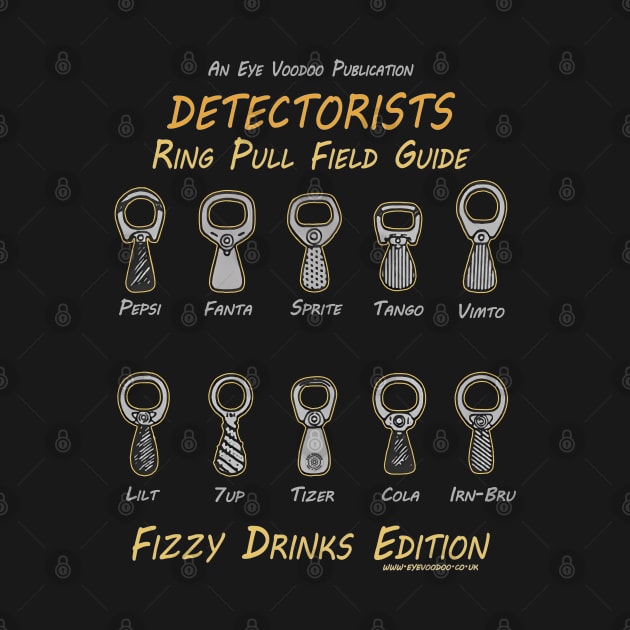 Detectorists Ring Pull Field Guide Scribble Fizz Edition Eye Voodoo by eyevoodoo