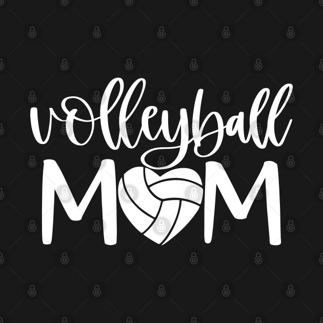 Volleyball Mom T-shirt Mother's Day Gift by mommyshirts