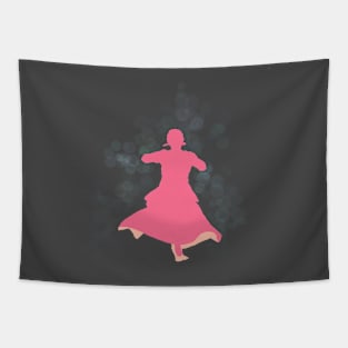 Classical Indian dancing Tapestry