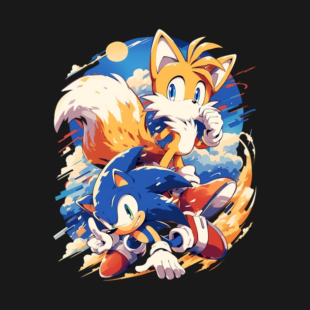 sonic and tails by StevenBag