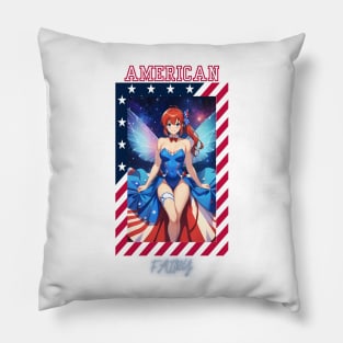 Patriotic Sky Fairy Pillow