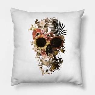 Garden Skull Light Pillow