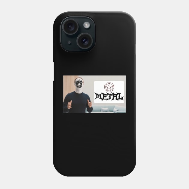 METAL (FaceBook) Phone Case by DjMattyD