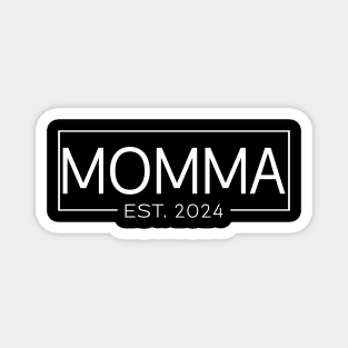 Momma Est. 2024, New Momma 2024 Magnet