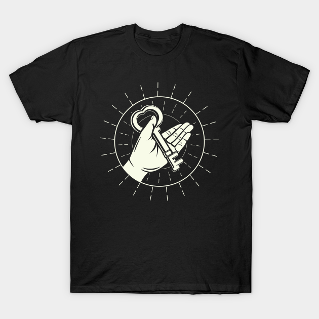 Discover Retro Key In Hand - Retro Key In Hand - T-Shirt