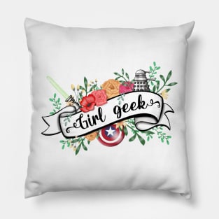 Girl geek Pillow