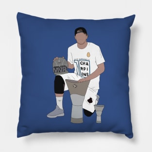 Luka Dončić And His Awards Pillow