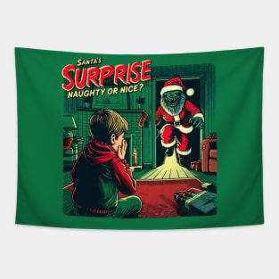 Santa's Surprise, Naught or Nice? Tapestry